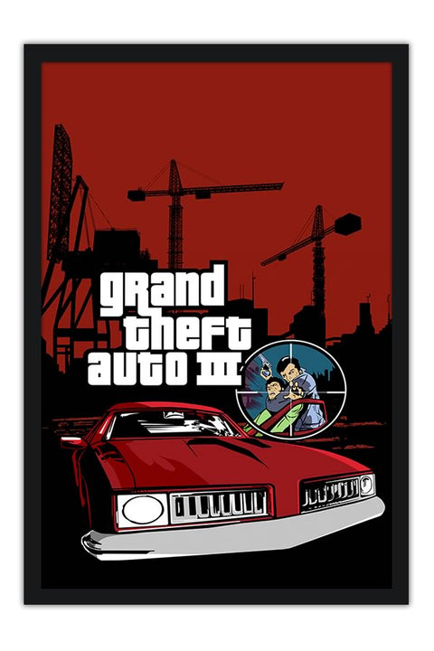 Poster GTA - Grand Theft Auto III - Games