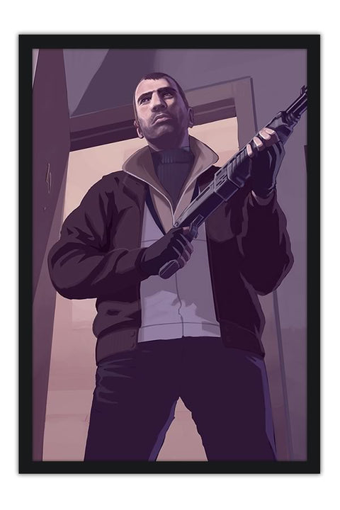 Poster GTA - Grand Theft Auto IV - Games