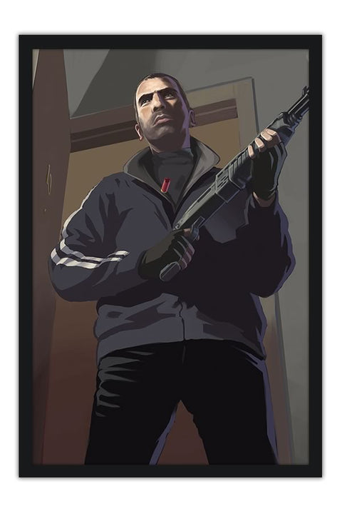 Poster GTA - Grand Theft Auto IV - Games
