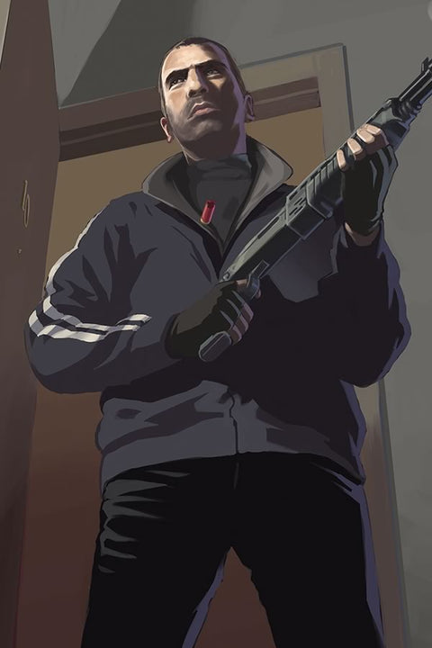 Poster GTA - Grand Theft Auto IV - Games