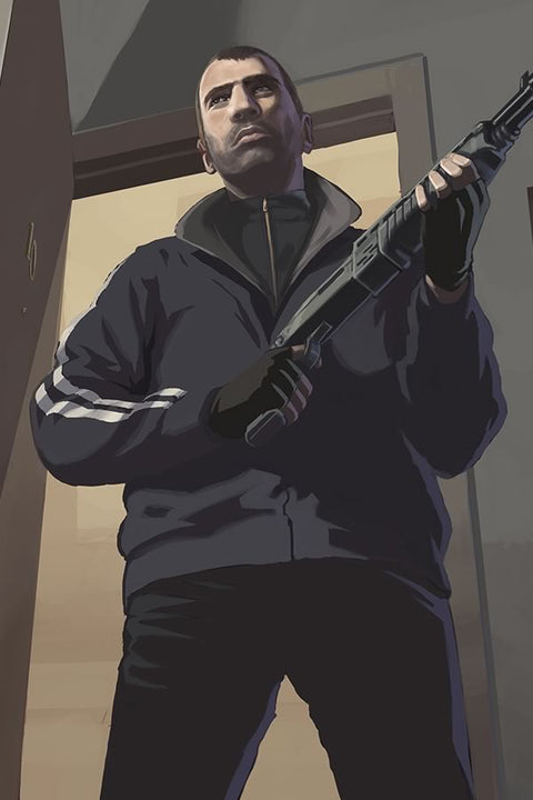 Poster GTA - Grand Theft Auto IV - Games