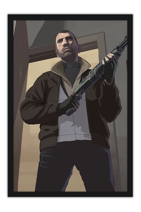 Poster GTA - Grand Theft Auto IV - Games