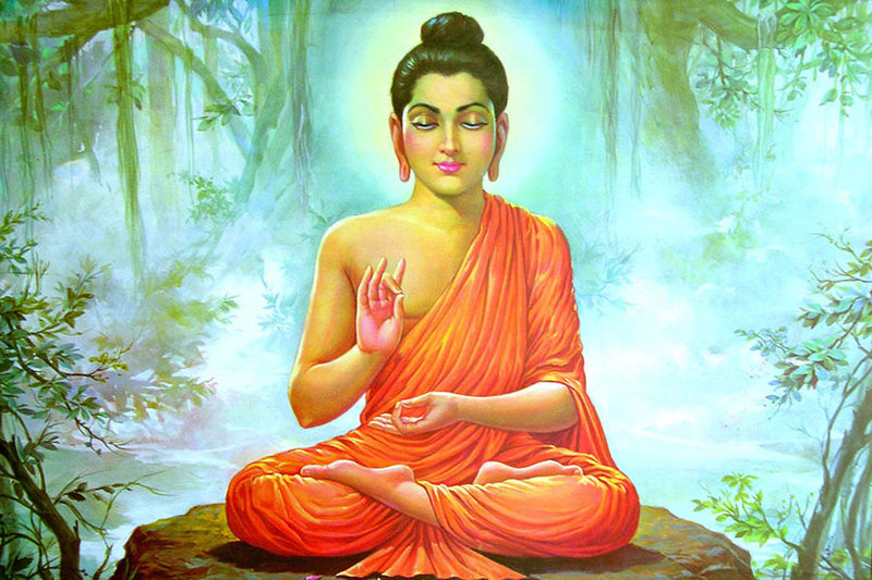 Poster Mahavir Swami - Religião