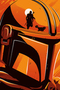 Poster The Mandalorian - Yoda - Séries