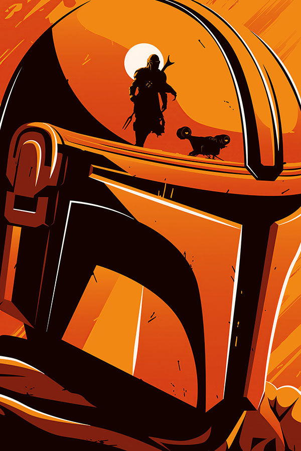 Poster The Mandalorian - Yoda - Séries