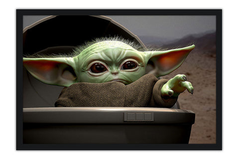 Poster The Mandalorian - Yoda - Séries