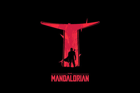Poster The Mandalorian - Yoda - Séries
