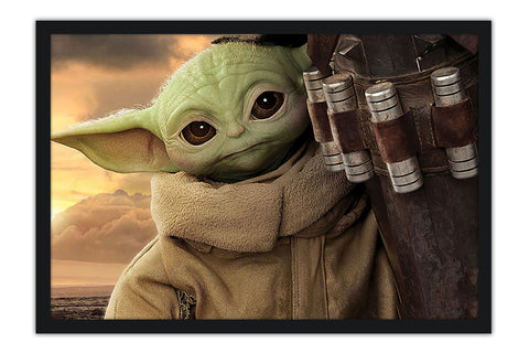 Poster The Mandalorian - Yoda - Séries