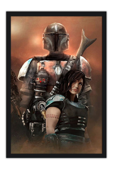Poster The Mandalorian - Yoda - Séries
