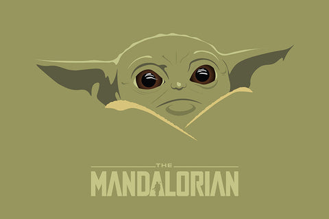 Poster The Mandalorian - Yoda - Séries