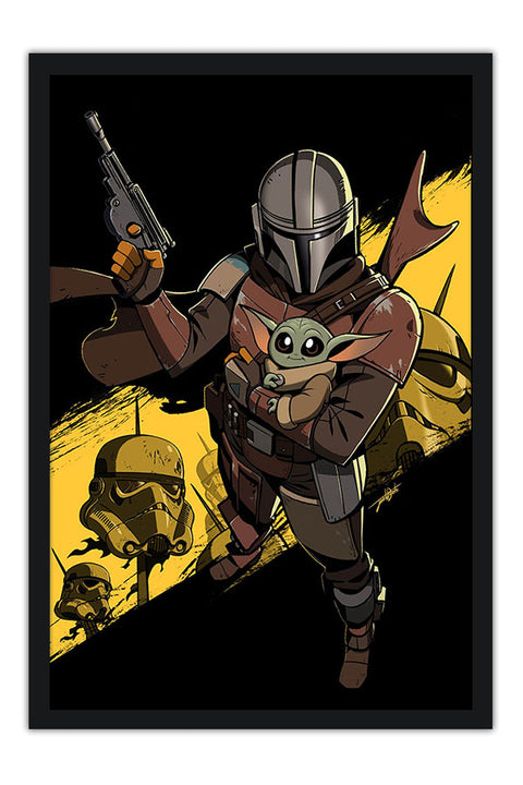 Poster The Mandalorian - Yoda - Séries