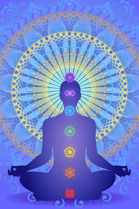 Poster Yoga - Meditação - Meditation - Chakra