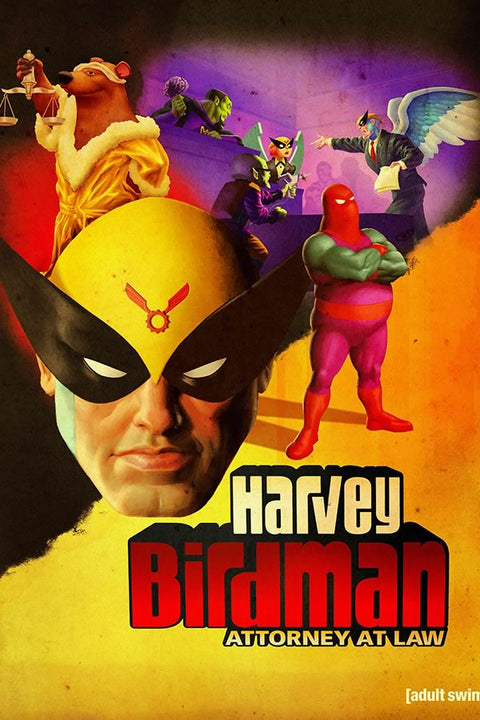 Poster Harvey Birdman Attorney At Law - Games