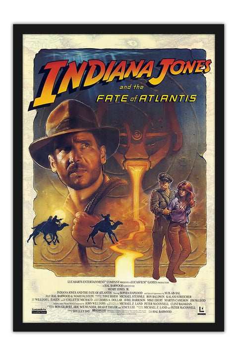 Poster Indiana Jones And The Fate Of Atlantis - Games