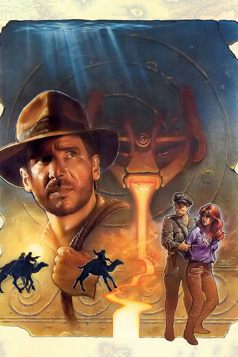 Poster Indiana Jones And The Fate Of Atlantis - Games