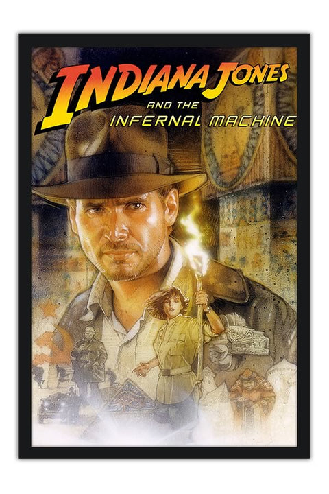 Poster Indiana Jones And The Infernal Machine - Games