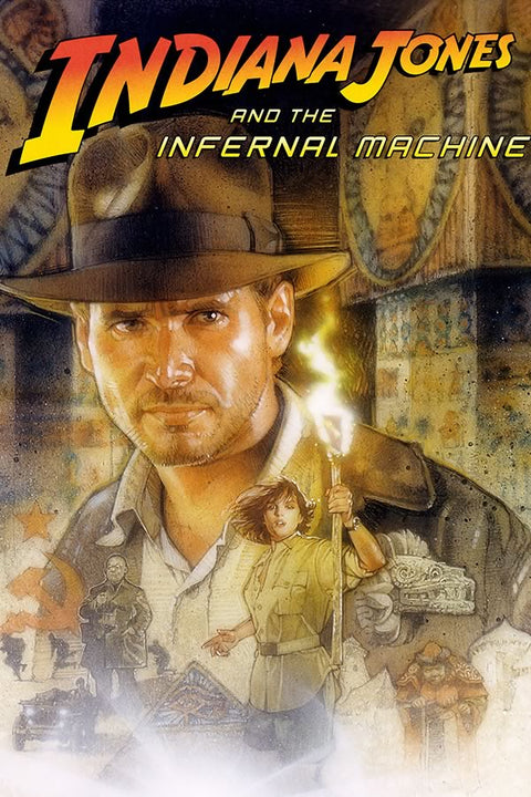 Poster Indiana Jones And The Infernal Machine - Games