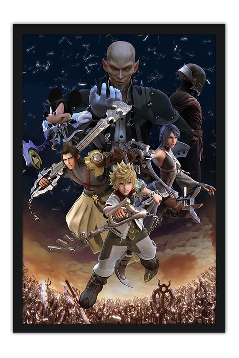 Poster Kingdom Hearts Birth By Sleep - Games