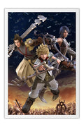 Poster Kingdom Hearts Birth By Sleep - Games