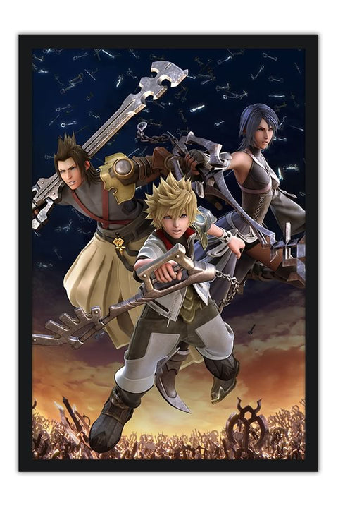Poster Kingdom Hearts Birth By Sleep - Games