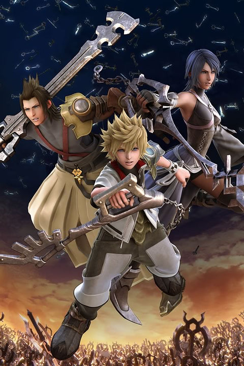 Poster Kingdom Hearts Birth By Sleep - Games