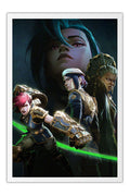 Poster Arcane - League Of Legends - LoL - Séries