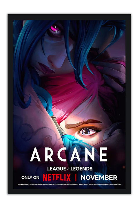 Poster Arcane - League Of Legends - LoL - Séries