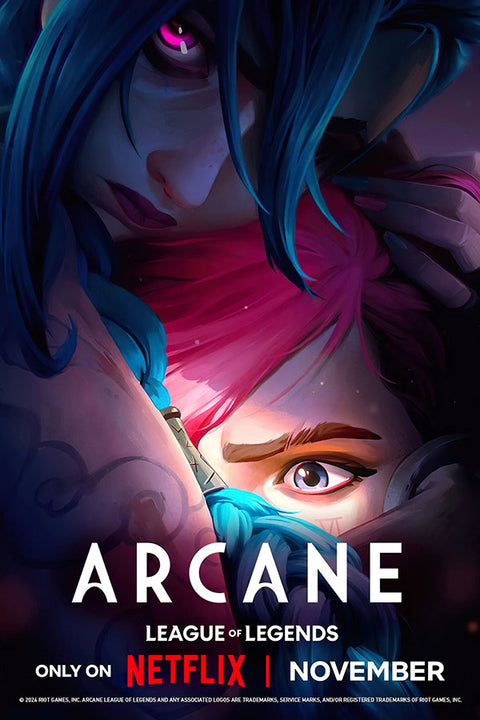 Poster Arcane - League Of Legends - LoL - Séries