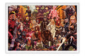 Poster Compilado de Heróis - Marvel - Comics