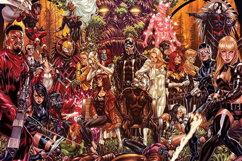 Poster Compilado de Heróis - Marvel - Comics