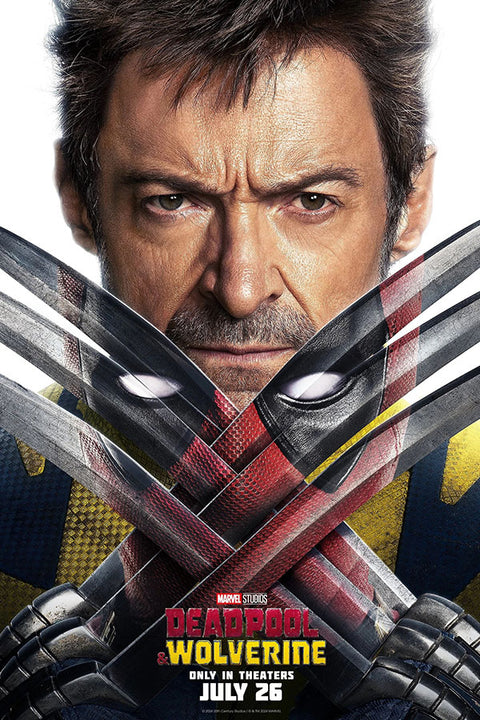Poster Deadpool e Wolverine - Marvel - MCU - Filmes