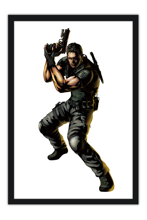Poster Marvel Vs. Capcom - Chris Redfield - Games