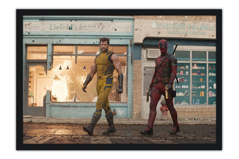 Poster Deadpool e Wolverine - Marvel - MCU - Filmes