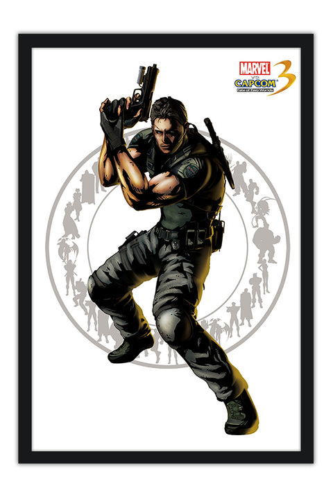 Poster Marvel Vs. Capcom - Chris Redfield - Games