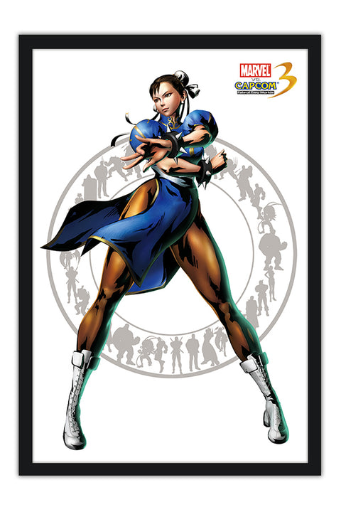 Poster Marvel Vs. Capcom - Chun Li - Games