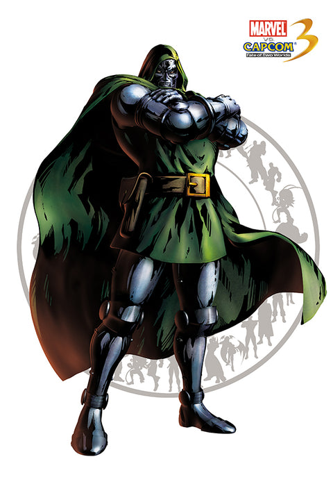Poster Marvel Vs. Capcom - Dr. Doom - Games