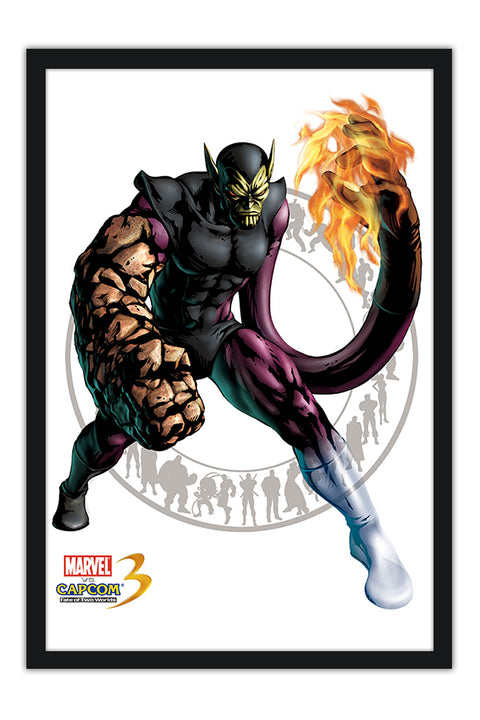 Poster Marvel Vs. Capcom - Super Skrull - Games