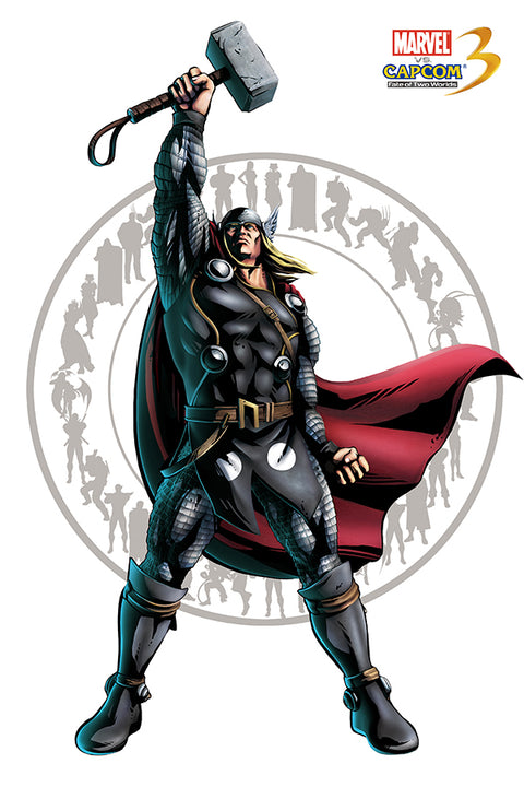 Poster Marvel Vs. Capcom - Thor - Games