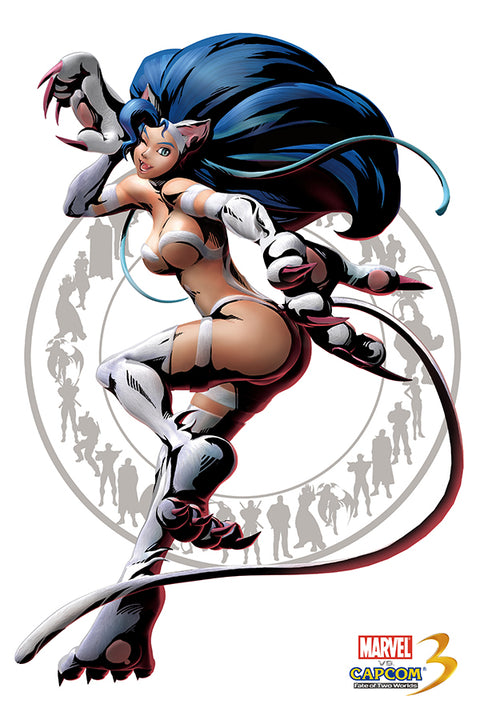 Poster Marvel Vs. Capcom - Felicia - Games
