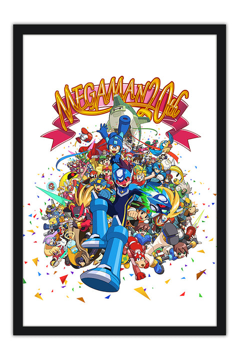 Poster Mega Man - Especial 20 Anos - Games
