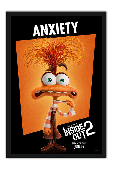 Poster Divertidamente 2 - Ansiedade - Inside Out 2 - Animação - Infantil - Filmes