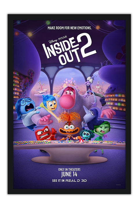 Poster Divertidamente 2 - Inside Out 2 - Animação - Infantil - Filmes