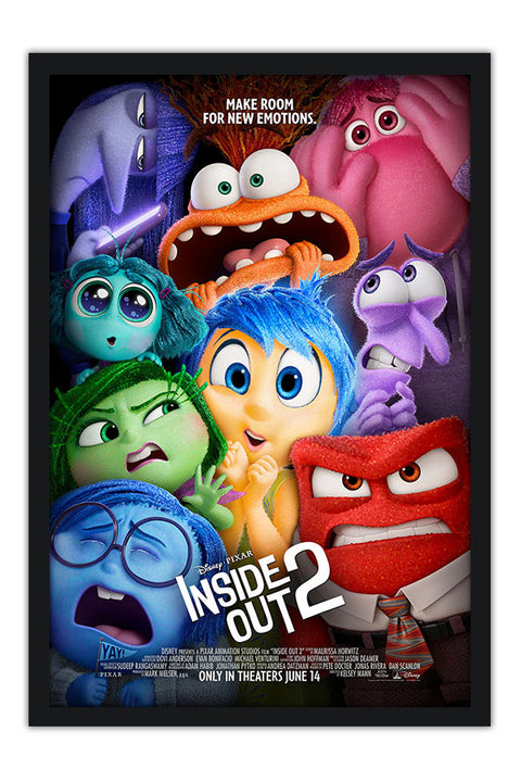 Poster Divertidamente 2 - Inside Out 2 - Animação - Infantil - Filmes