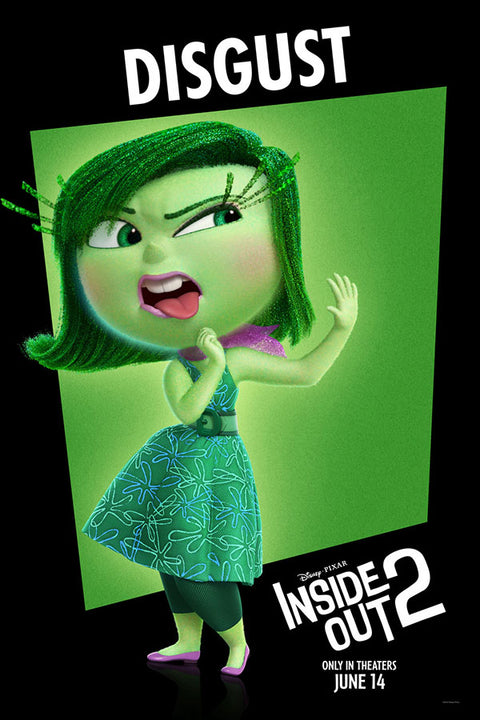 Poster Divertidamente 2 - Nojo - Inside Out 2 - Animação - Infantil - Filmes