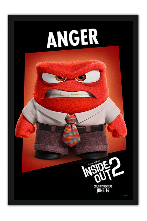 Poster Divertidamente 2 - Raiva - Inside Out 2 - Animação - Infantil - Filmes