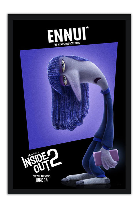 Poster Divertidamente 2 - Tedio - Inside Out 2 - Animação - Infantil - Filmes
