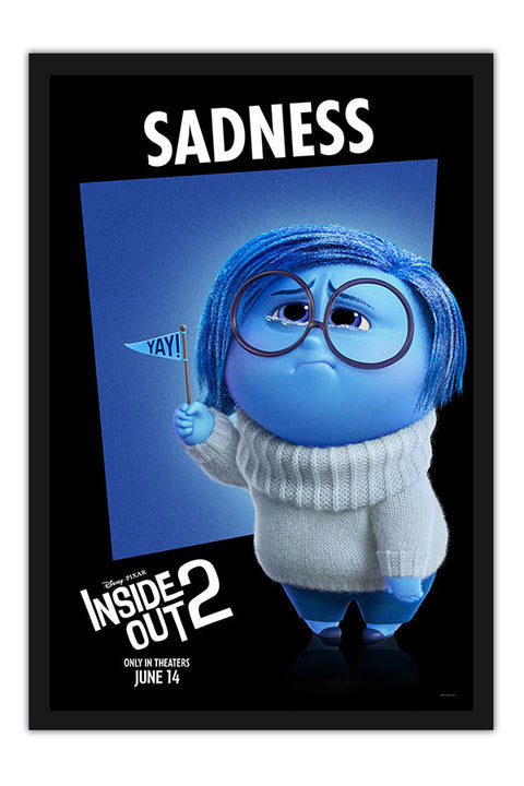 Poster Divertidamente 2 - Tristeza - Inside Out 2 - Animação - Infantil - Filmes