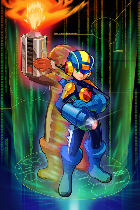 Poster Mega Man Battle Network - Games