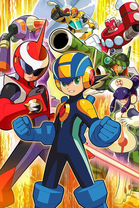 Poster Mega Man Battle Network - Games