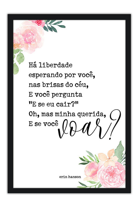 Poster Frases - Erin Hanson - Motivacional